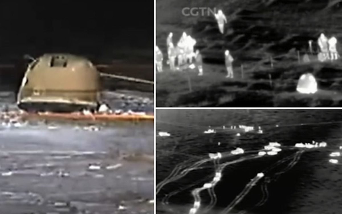 China’s Chang’e-5 moon probe touches back down on earth