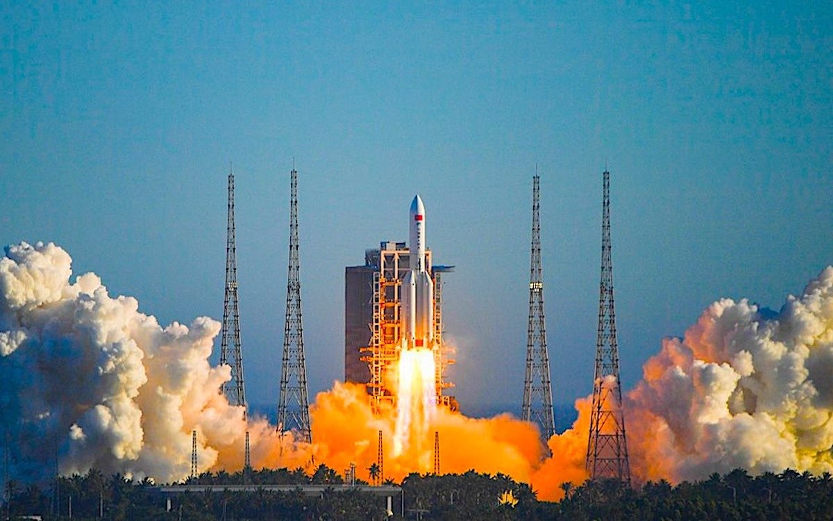 China’s space station rocket hurtles ‘out of control’